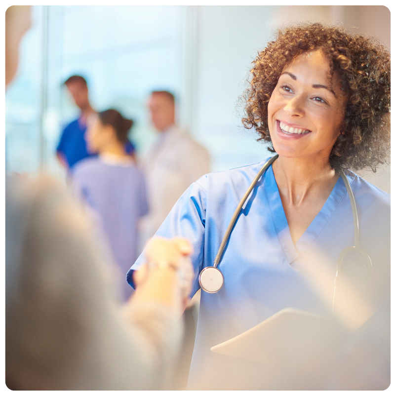 healthcare handshake