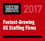 SIA Fastest Growing Staffing 2017