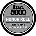 Inc 5000 Honor Roll - Ten-Time Honoree