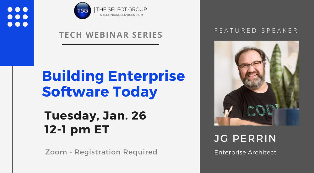 JG Perrin - Building Enterprise Software Today